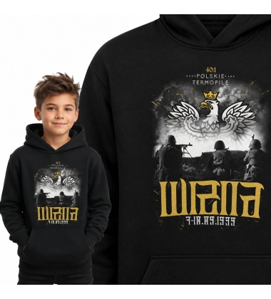 Bluza z kapturem dziecięca Patriotyczna WIZNA